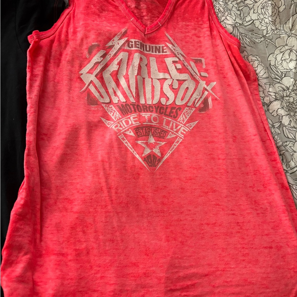 Harley-Davidson Red Graphic Tee